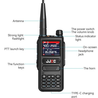 Bộ đàm cầm tay GPS không dây JJCC BF, khoảng cách xa.