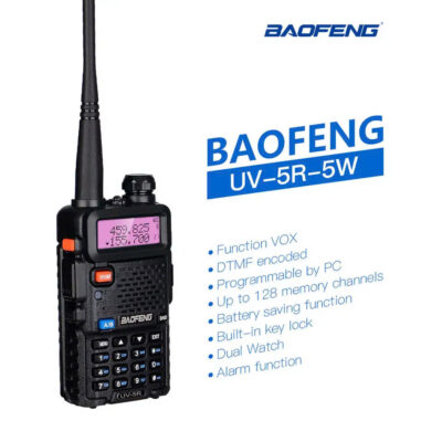 Máy bộ đàm Baofeng UV-5R tầm xa, sóng HF, DMR, FM, bộ đàm hai chiều Baofeng tầm xa